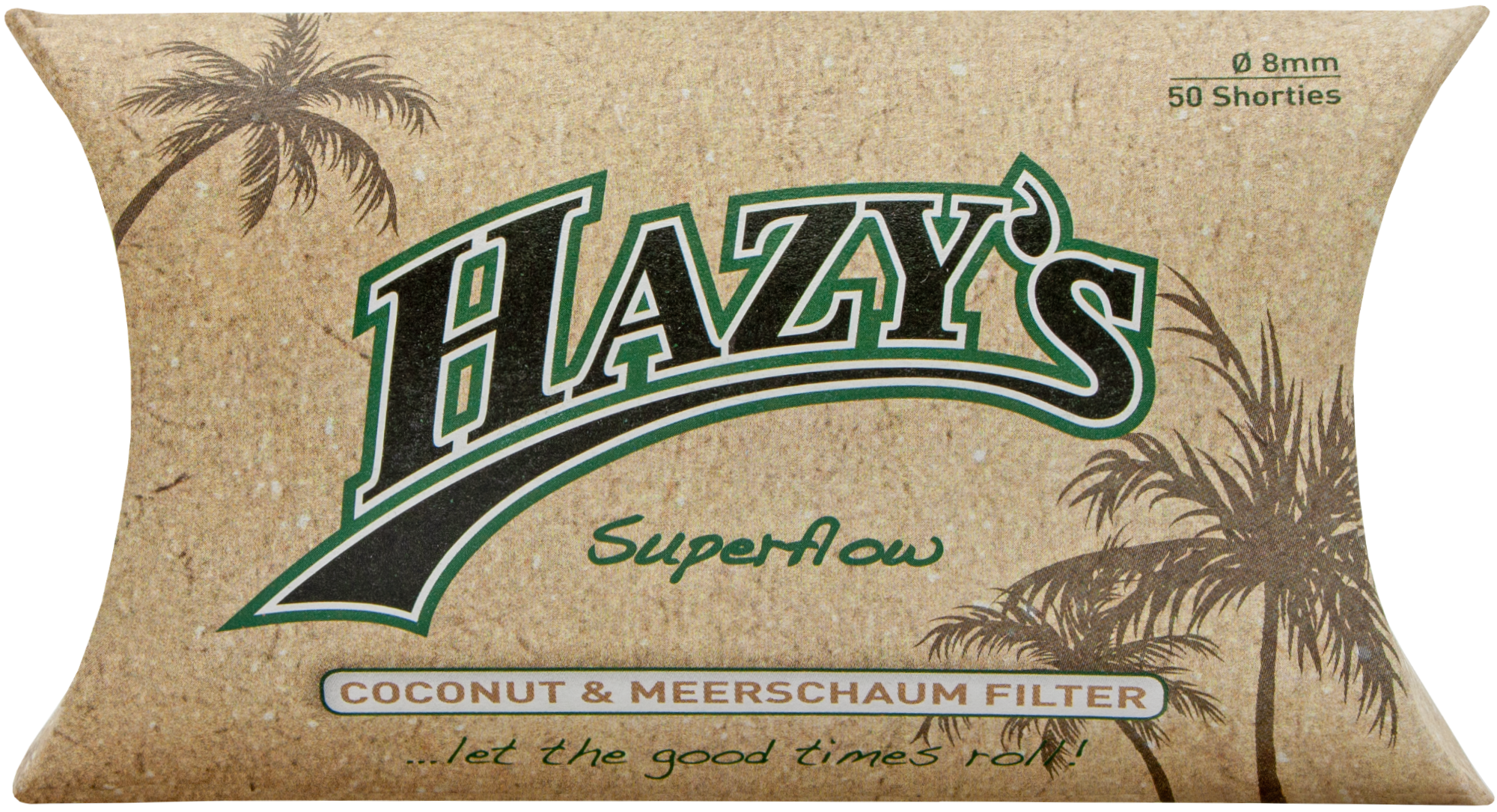 Hazy's 50 Roll Your Own Coconut & Meerschaum Filter 8mm (10x)